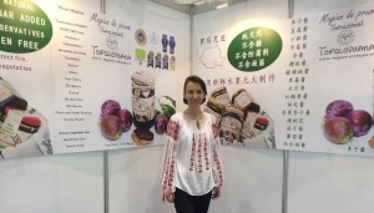Magiunul de prune Topoloveni si dulceturile Topoloveana, expuse la un targ international in China