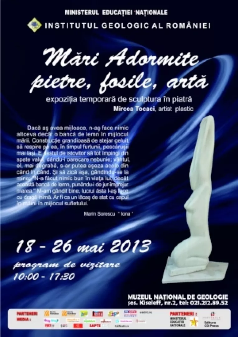 Mari adormite: pietre, fosile, arta