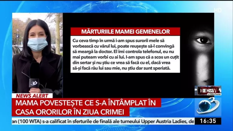 Marturii incredibile ale mamei gemenelor injunghiate de tatal lor: Ii multumesc lui Dumnezeu.