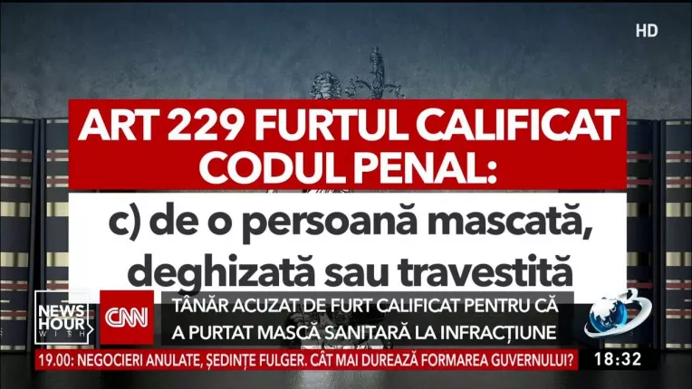 Masca sanitara, dilema in justitie. ICCJ trebuie sa decida daca purtarea ei la furt inseamna deghizare
