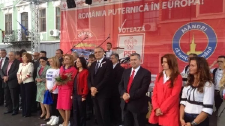 Miting electoral la Deva: Cea mai buna echipa de europarlamentari PSD-UNPR-PC