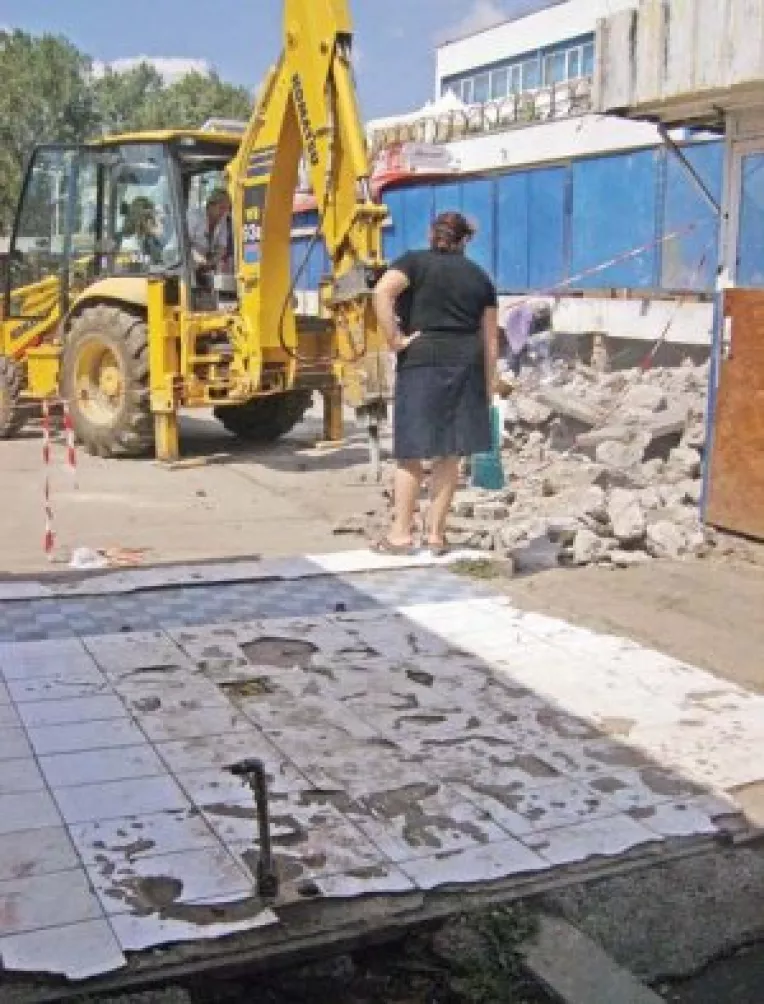 Modernizarea pietei din Tiglina 1 starneste nemultumirea comerciantilor