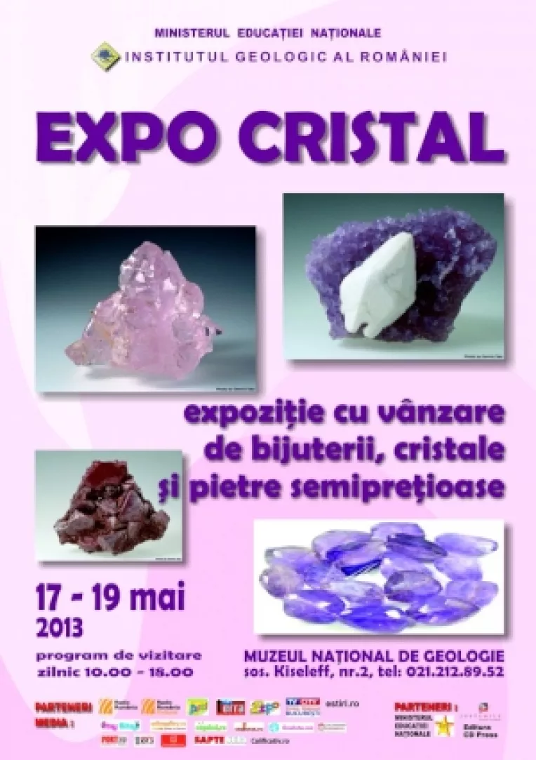 Muzeul National de Geologie gazduieste Expo Cristal

