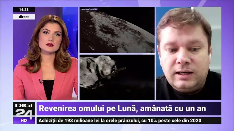 NASA amana cu un an misiunea cu echipaj uman pe Luna