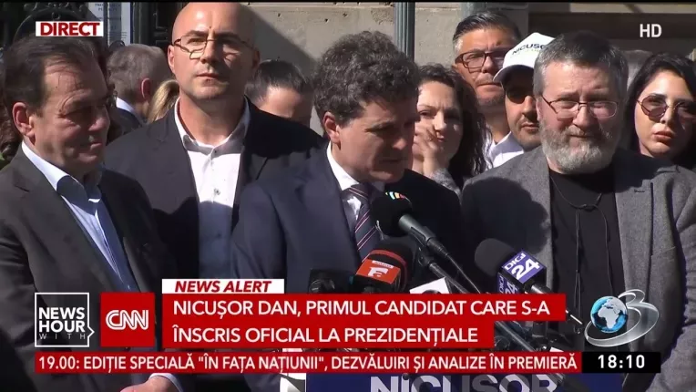 Nicusor Dan, primul candidat care s-a inscris oficial la prezidentiale