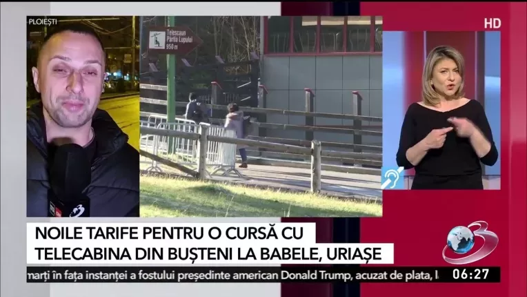 Noile tarife pentru o cursa cu telecabina din Busteni la Babele