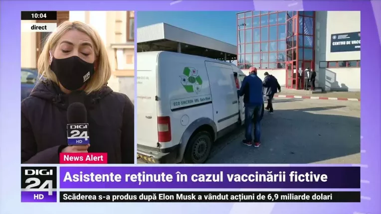 Patru persoane retinute in cea mai mare ancheta de vaccinare la chiuveta de pana acum