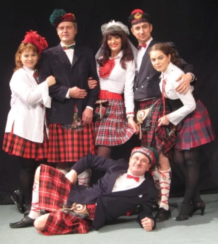 Piesa "Interpretul", in regia lui Radu Gheorghe, pe scena Teatrului Foarte Mic