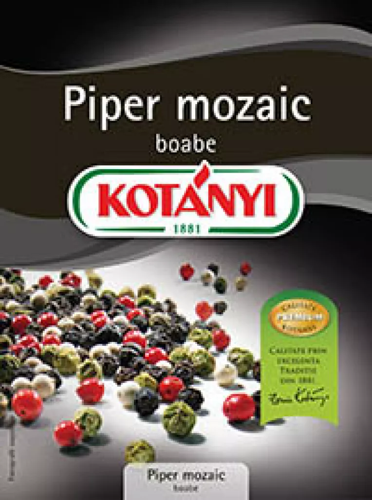Piper mozaic boabe de la Kotanyi