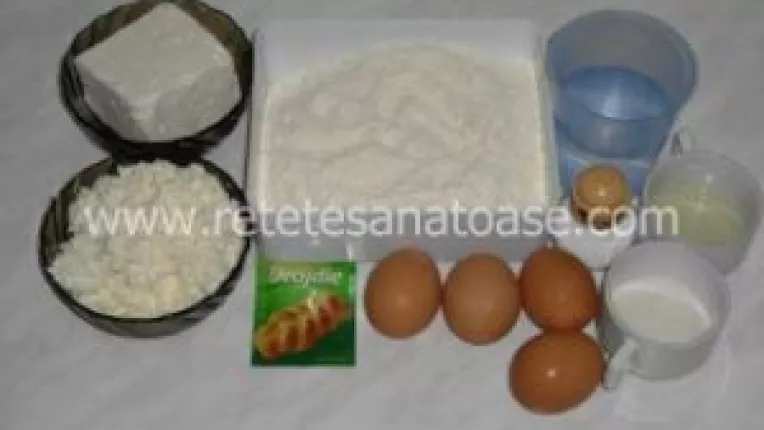 Placinta cu branza sarata, un desert minunat