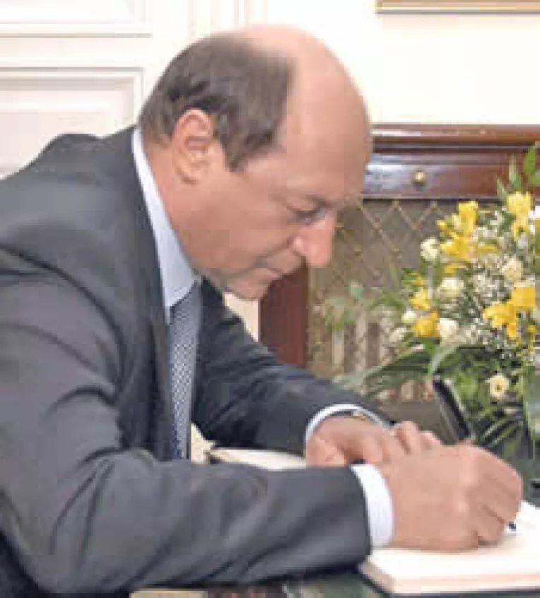 Presedintele Basescu, pacient la Viena