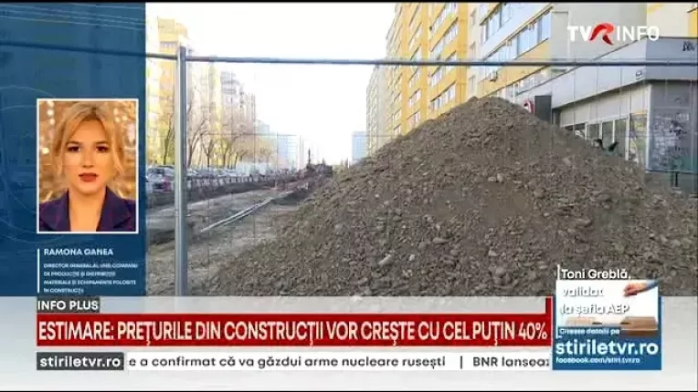 Preturile din constructii si comert vor creste cu cel putin 40% in urmatoarele 3 luni
