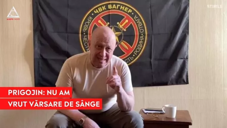 Prigojin a postat primul mesaj de cand a renuntat la rebeliunea Wagner