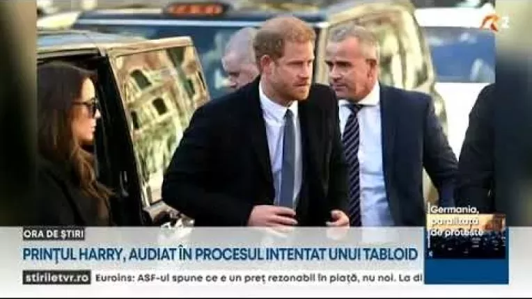 Printul Harry este la Londra, pentru audieri la un proces intentat unui tabloid