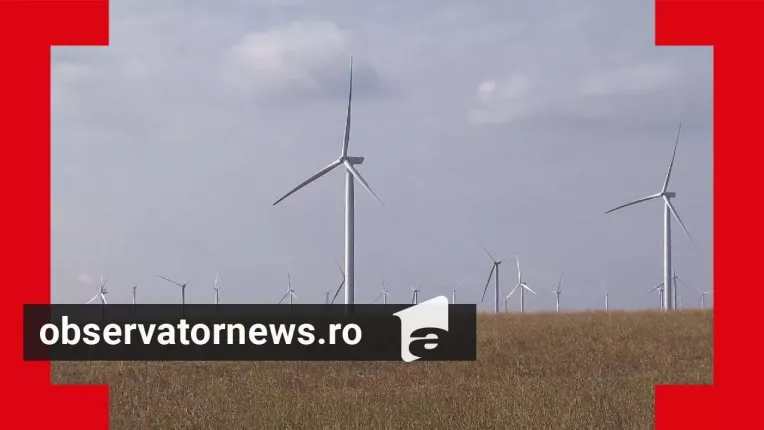Productia de energie eoliana in Romania