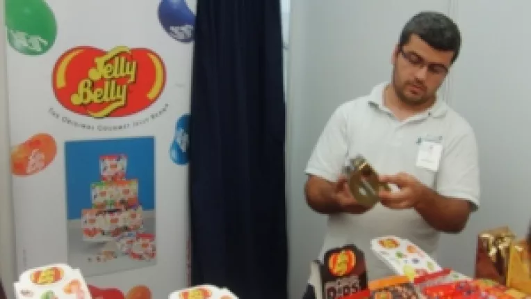 Produse de la Jelly Belly distribuite prin Heinrig Distribution, la targul Asia Fest 2014 de la Universitate
