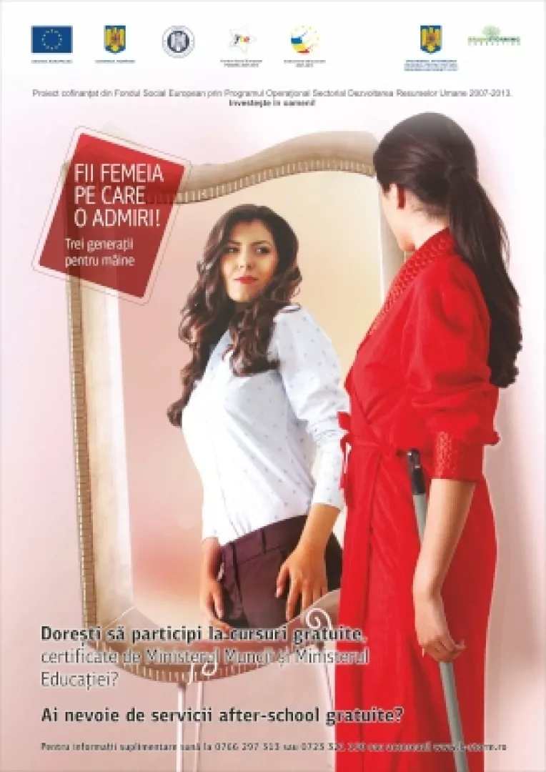 Proiectul "Trei generatii pentru maine" creste sansele de ocupare ale femeilor din Bucuresti