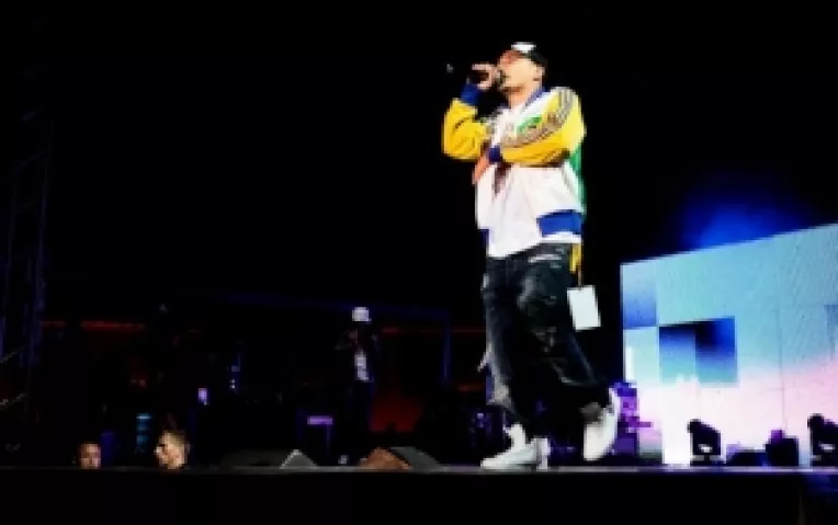 Puya, pe scena MMA: "Il rugam pe presedintele Iohannis sa nu-i uite pe oamenii care au stat la coada sa-l voteze!"