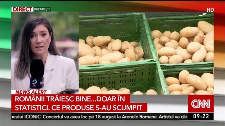 Rata inflatiei a scazut la 9,4% in iulie 2023. Alimentele de baza care s-au scumpit cel mai mult