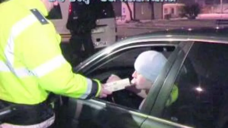 Razie printre soferii turmentati