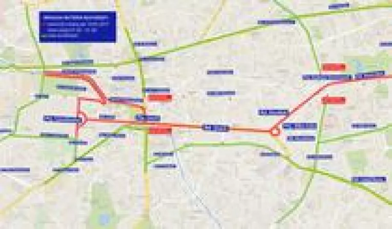 Restrictii de circulatie in Bucuresti, sambata si duminica, pentru organizarea 2017 OMV Petrom Bucharest Half Marathon