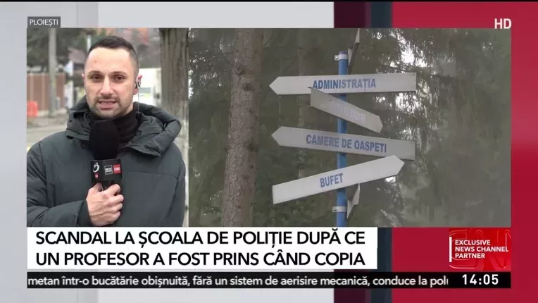 Scandal la Scoala de Politie din Campina dupa ce un profesor a fost prins cand copia