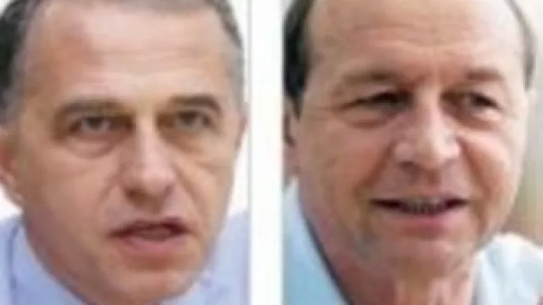 Sondaj Insomar la comanda Realitatea TV: In turul II,  Geoana il invinge la mustata pe Basescu 
