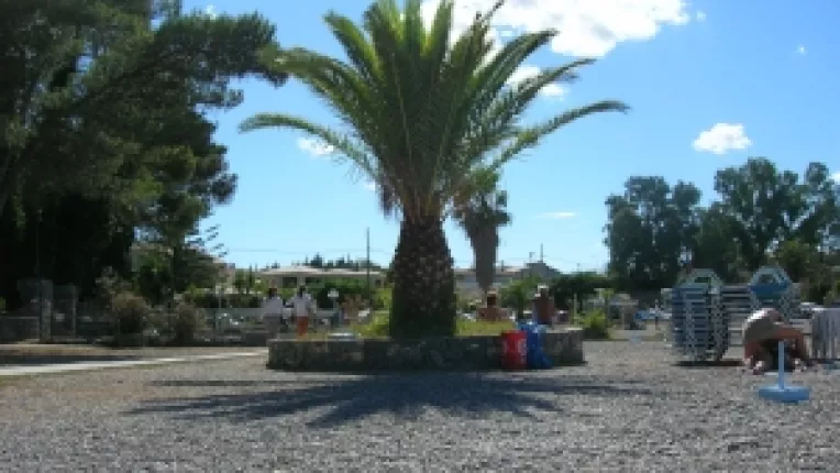 Statiunea Gouvia, una dintre cele mai populare si mai mari statiuni din partea de nord-est a Insulei Corfu