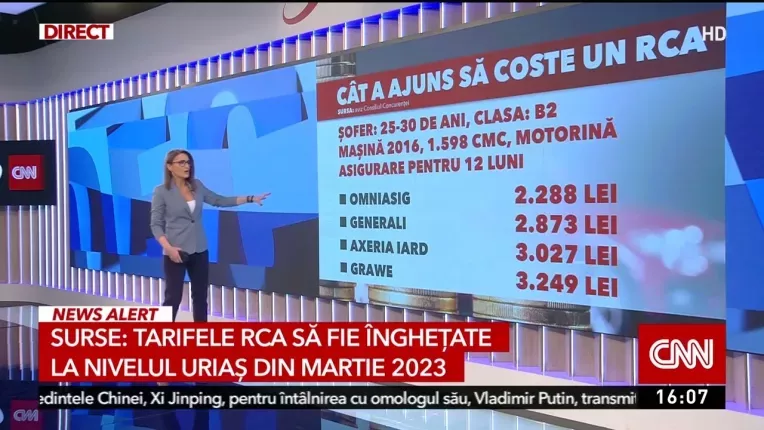Surse: Tarifele RCA ar putea fi inghetate la preturile uriase din martie 2023