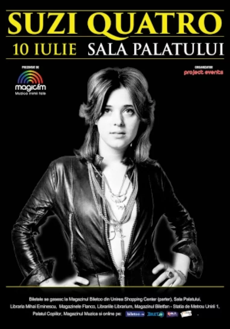 Suzi Quatro concerteaza la Bucuresti
