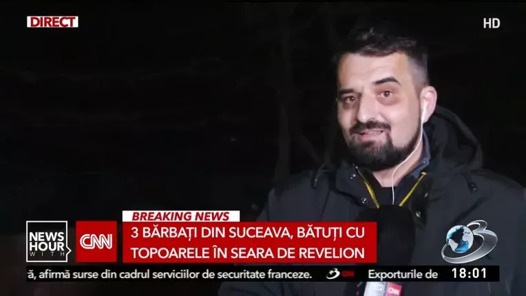 Trei barbati din Suceava batuti cu topoarele in seara de revelion