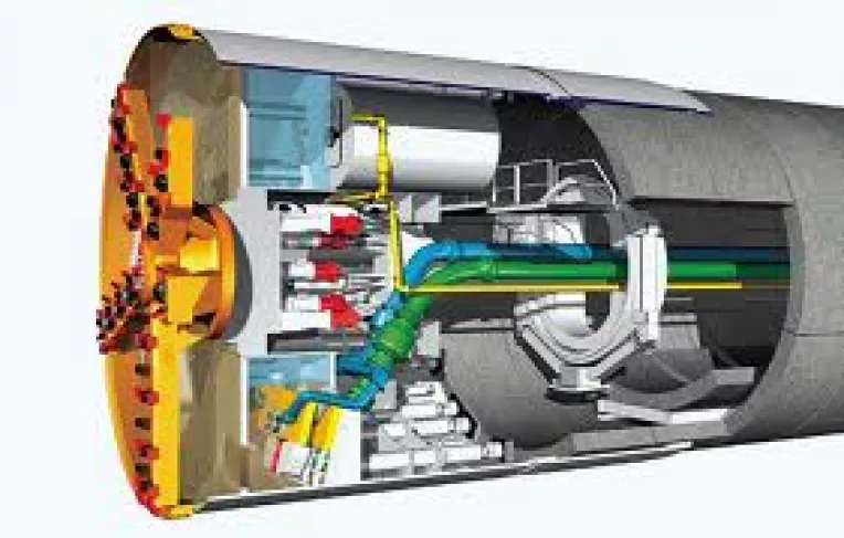 Tunnel Boring Machine sapa galeriile metroului din Drumul Taberei