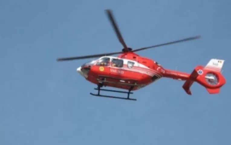 Un elicopter SMURD aflat in misiune a cazut in lacul Siutghiol, in apropiere de statiunea Mamaia