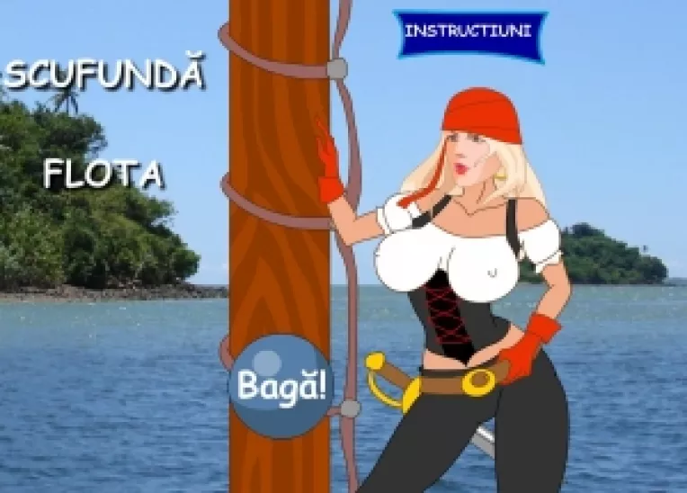 Un joc amuzant pe internet: Daca reusiti sa scufundati flota, o puteti vedea pe doamna Udrea nud