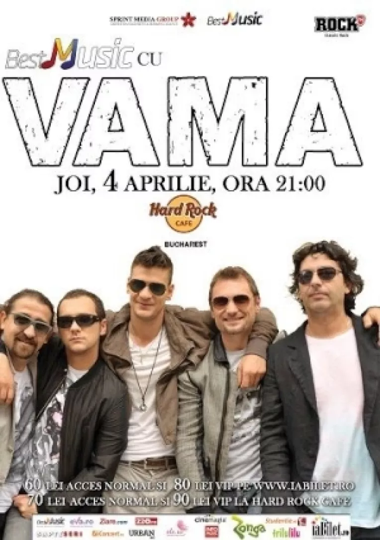 Vama face show la Hard Rock Cafe

