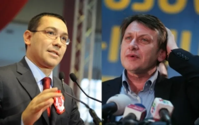 Victor Ponta ii aplica o DIRECTA DE STANGA lui Crin Antonescu