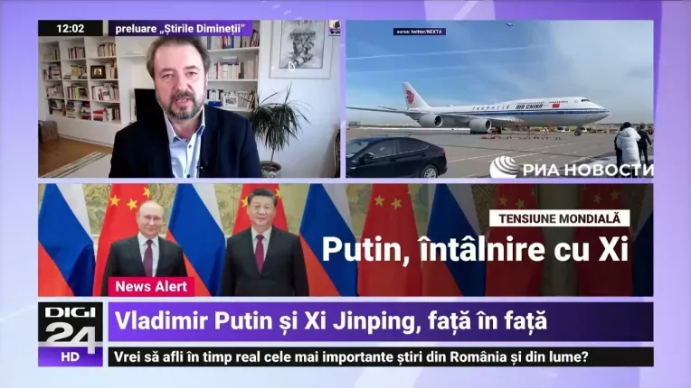 Xi Jinping a ajuns la Moscova