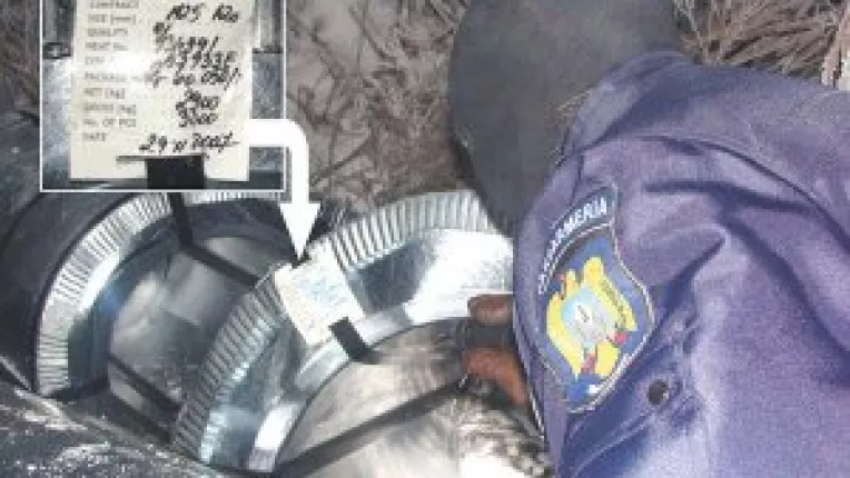 Zeci de tone de tabla intr-un "tren fantoma"